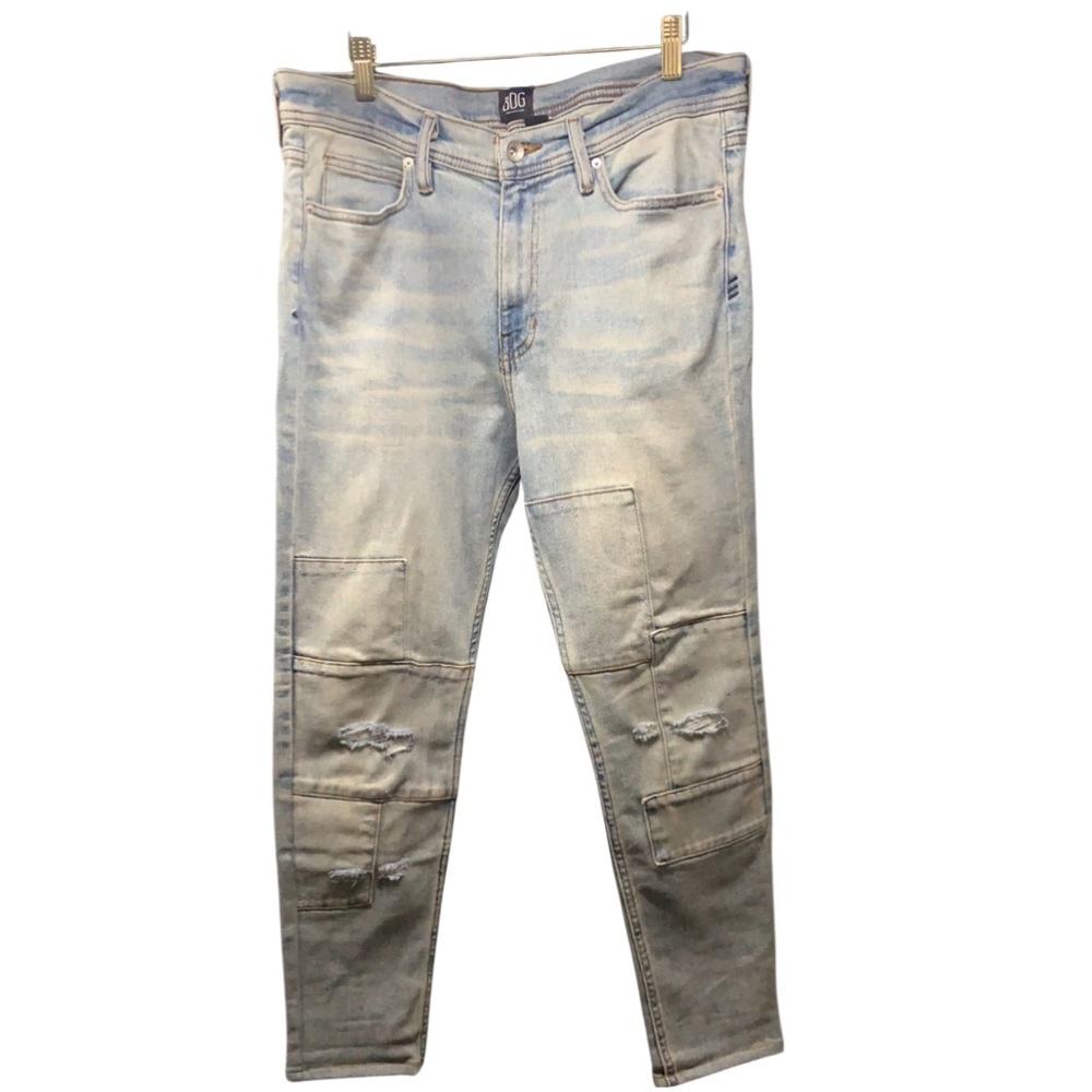 Distressed Denim Jeans